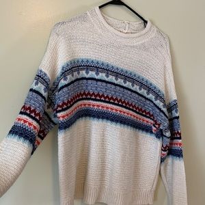 Patterned sweater pretty travelers design